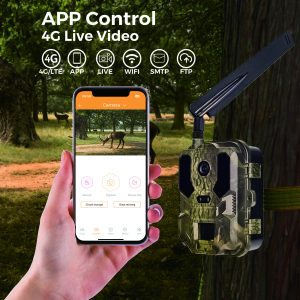 4G Cloud Hunting Camera HC-960 Ultra-Li 4K 120MP Live View in APP + SMTP /FTP 6X18650