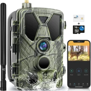 4G Cloud Hunting Camera HC-960 Ultra-Li 4K 120MP Live View in APP + SMTP /FTP 6X18650