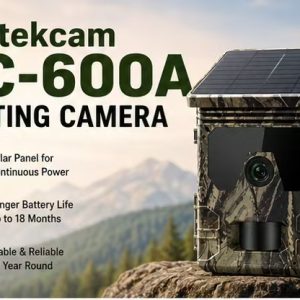 Suntekcam Wildcamera 50MP 4K Infrared Night Vision IP65 Outdoor Forest Deer IP65 Solar Camera HC-600A